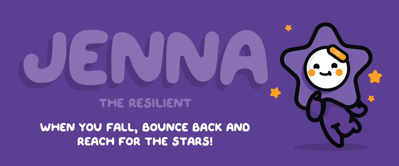Jenaka learning space mascot Jenna