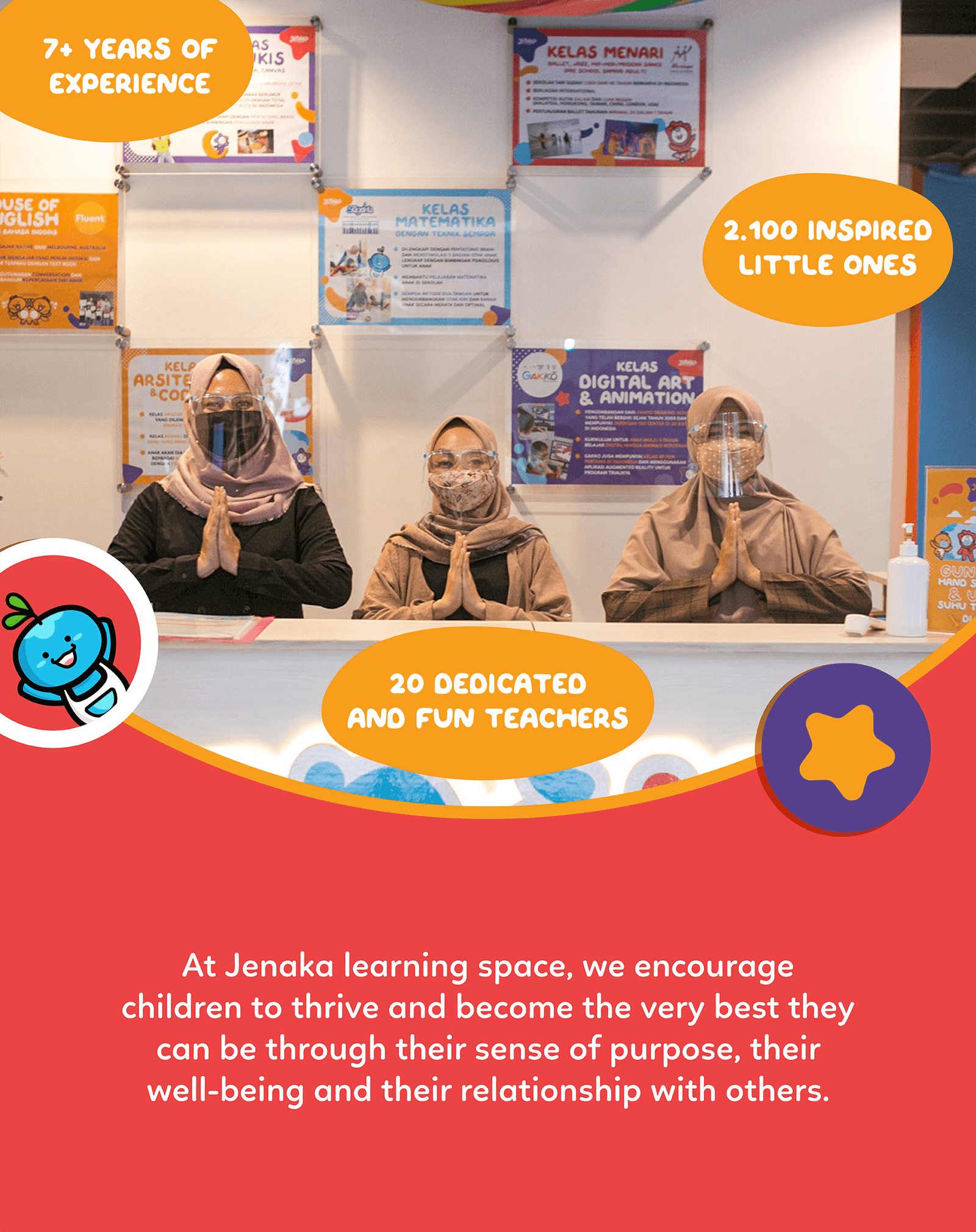 Jenaka learning space classes / programs / courses